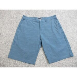 Travis Mathew Shorts Mens 34 Blue Stretch Golf Chino Performance‎ Casual